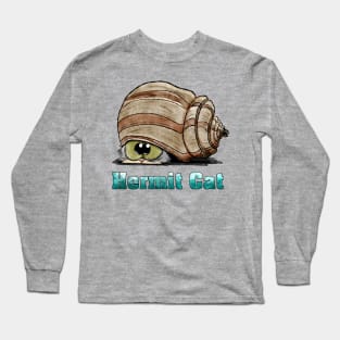 Hermit Cat Long Sleeve T-Shirt